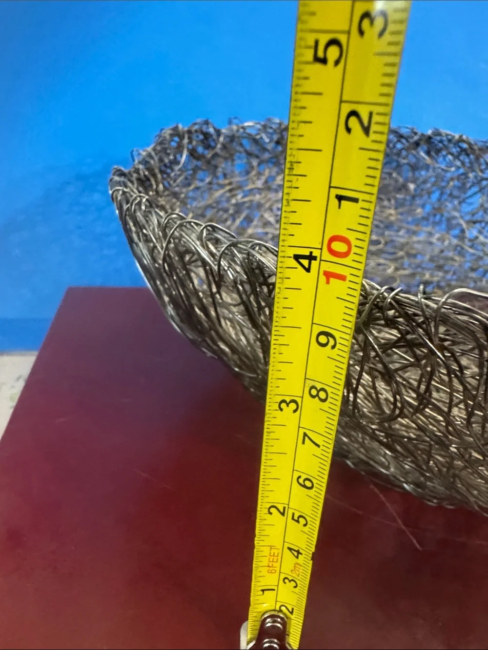 Artisan handmade Woven Wire Decorative Bowl